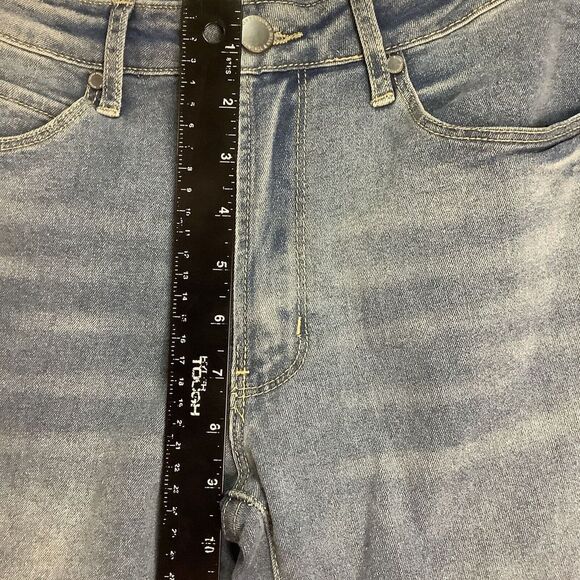 K & K Kendall & Kylie jeans 7/8 Flare lightweight stretch blue - Picture 3 of 11